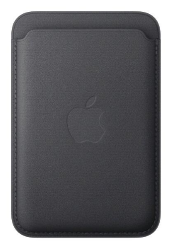 APPLE PORTAFOGLIO MagSafe IN TESSUTO FINEWOVEN PER iPHONE/CARTE DI CREDITO NERO